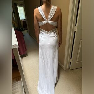 GIGI White Formal/Prom Dress